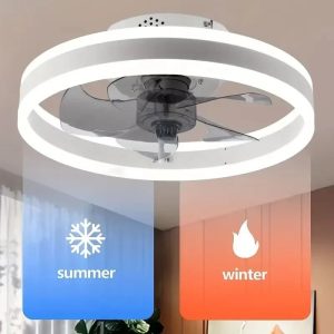 Dimmable Ceiling Fan Light Fixture with Remote