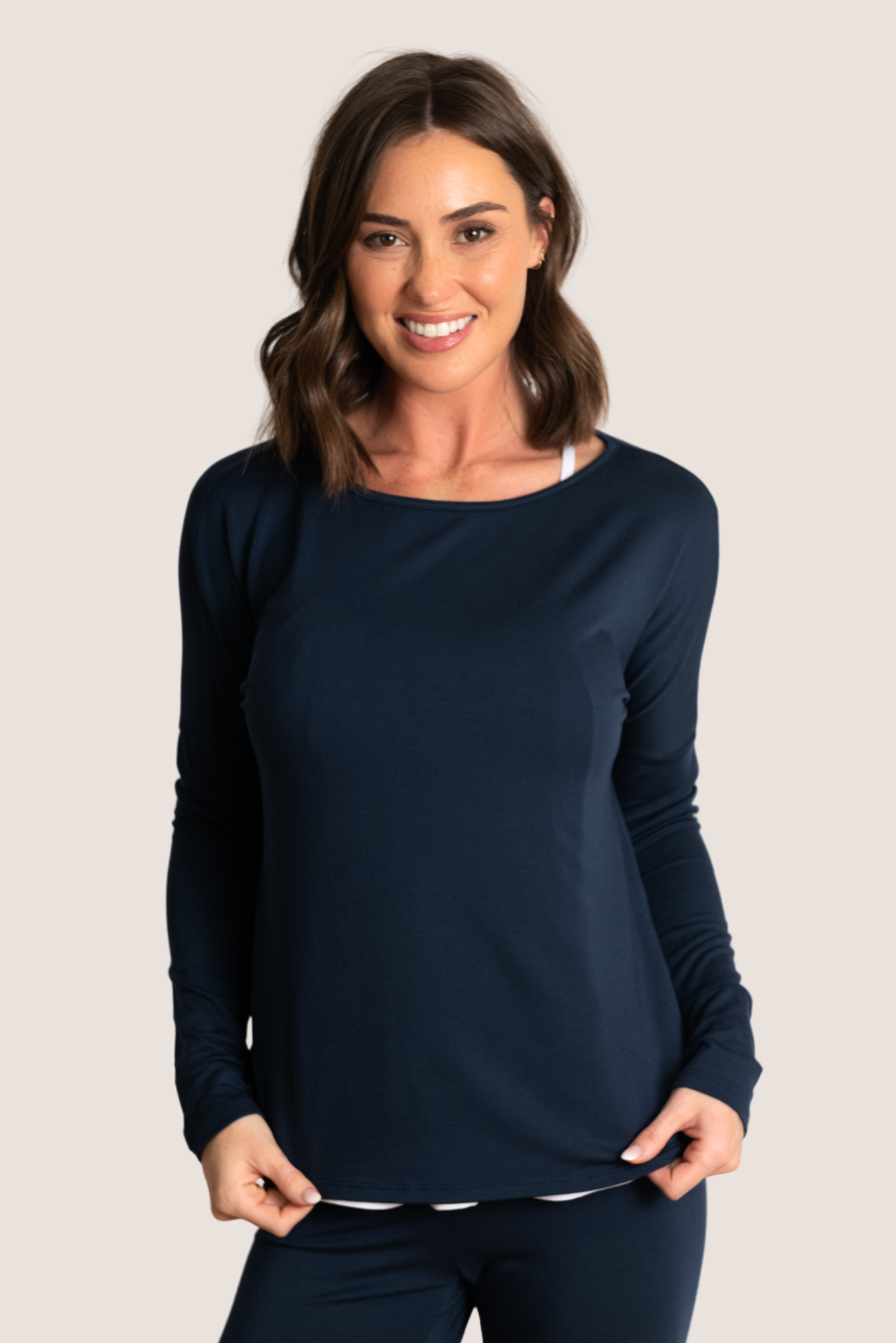 Essential Pullover- Lightweight Layer - Navy / XS