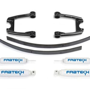FABTECH K7017 Performance Lift System w/Shocks w/Performance Shocks 3.5 in. Lift Incl. Upper Control Arms Rear Add-A-Leaf Kit All Required Hardware Performance Lift System w/Shocks