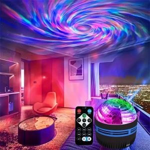 Galaxy Starry Sky LED Projector USB Powered Night Light with Remote Control
