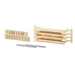 HUBBELL 110BLK50FTK4 110 SYS FLDTERM KIT 4PR CONN BK 50PR