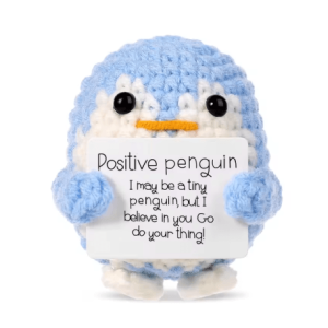 Handmade Crochet Plush Toy Cute Emotional Support Desk Decor Gift