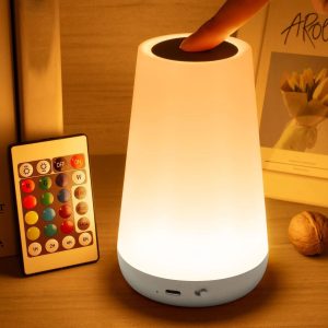 LED 13 Color Changing Night Light - Portable RGB Bedside Lamp