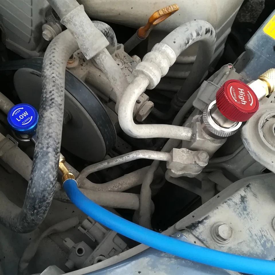Leak Proof Automotive AC Quick Coupler Set Refrigerant Charging Kit