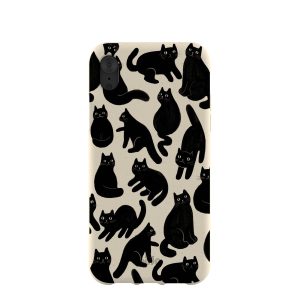London Fog Night Meowers iPhone XR Case
