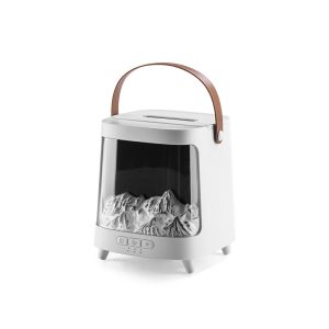 Mini Air Humidifier, Aroma Humidifier Flame Essential Oil Diffuser with Night Light and Remote Control for Home Use