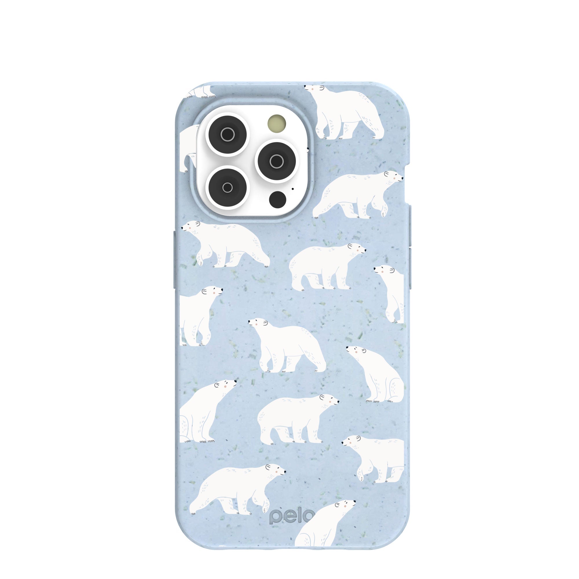 Powder Blue Ice Bears iPhone 14 Pro Case