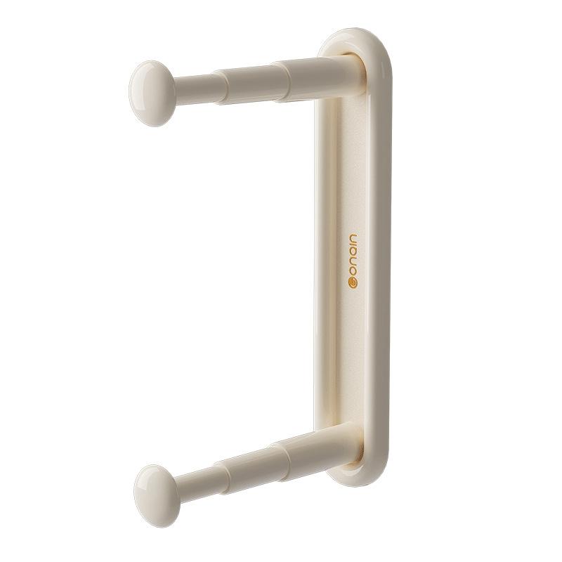 Retractable Clothes Rack Wall Mounted Drying Shelf Space Saving Laundry Organizer