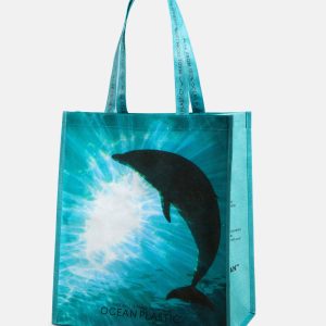 Reusable Shopper Tote - Blue