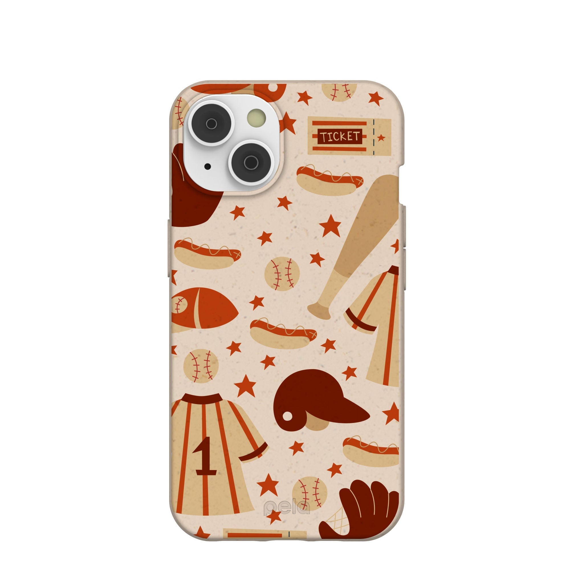 Seashell Sunday Baseball iPhone 14 Case