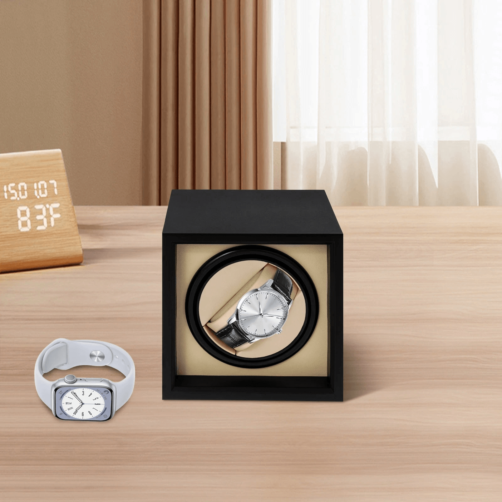 Silent Direction Automatic Watch Winder Display Box and Storage Case