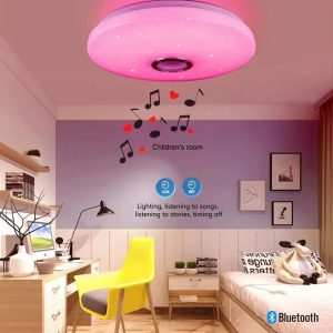Smart RGB LED Ceiling Light with App and Remote Control