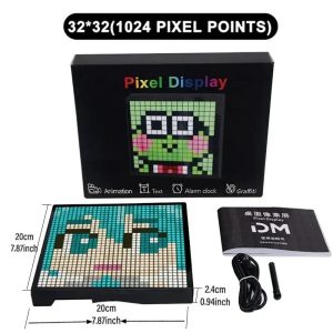Smart RGB LED Pixel Display for Gaming Room Decor