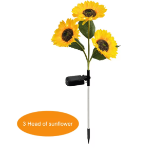 Solar Sunflower LED Garland Light