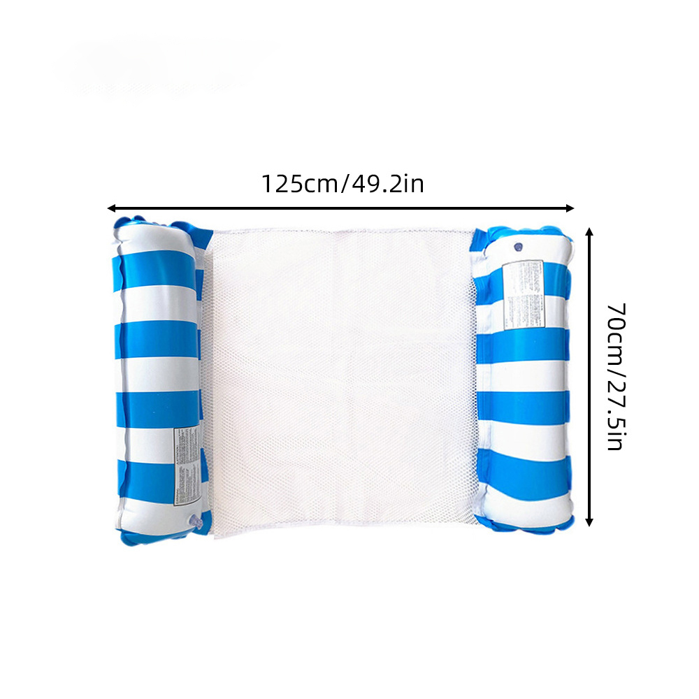 Stable Inflatable Pool Float Mat Thick PVC Pool Float Mat for Pool, Beach & Lake Relaxation