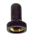 WHITECAP S8069 BOOT FOR TOGGLE SWITCH; Fits Over A 15/32 In Diameter Mounting Stem; Used To Provide Protection From Water; 15/32-32 In Thread Size; Black; Rubber; Single