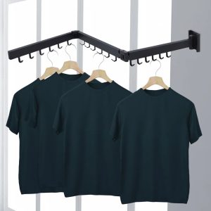 Wall Mounted Tri Fold Retractable Clothes Drying Rack