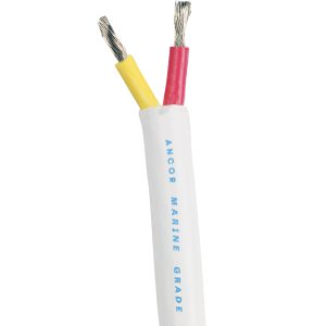 ANCOR 126510 SAFETY DUPLEX CABLE - 14/2 AWG - RED/YELLOW - ROUND - 100