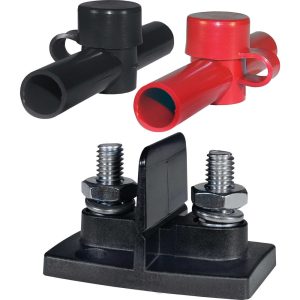 BLUE SEA 2017 DUAL POWERPOST CABLE CONNECTORS - 2 X 3/8 INCH